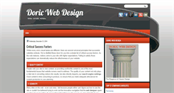 Desktop Screenshot of doric-web-design.com